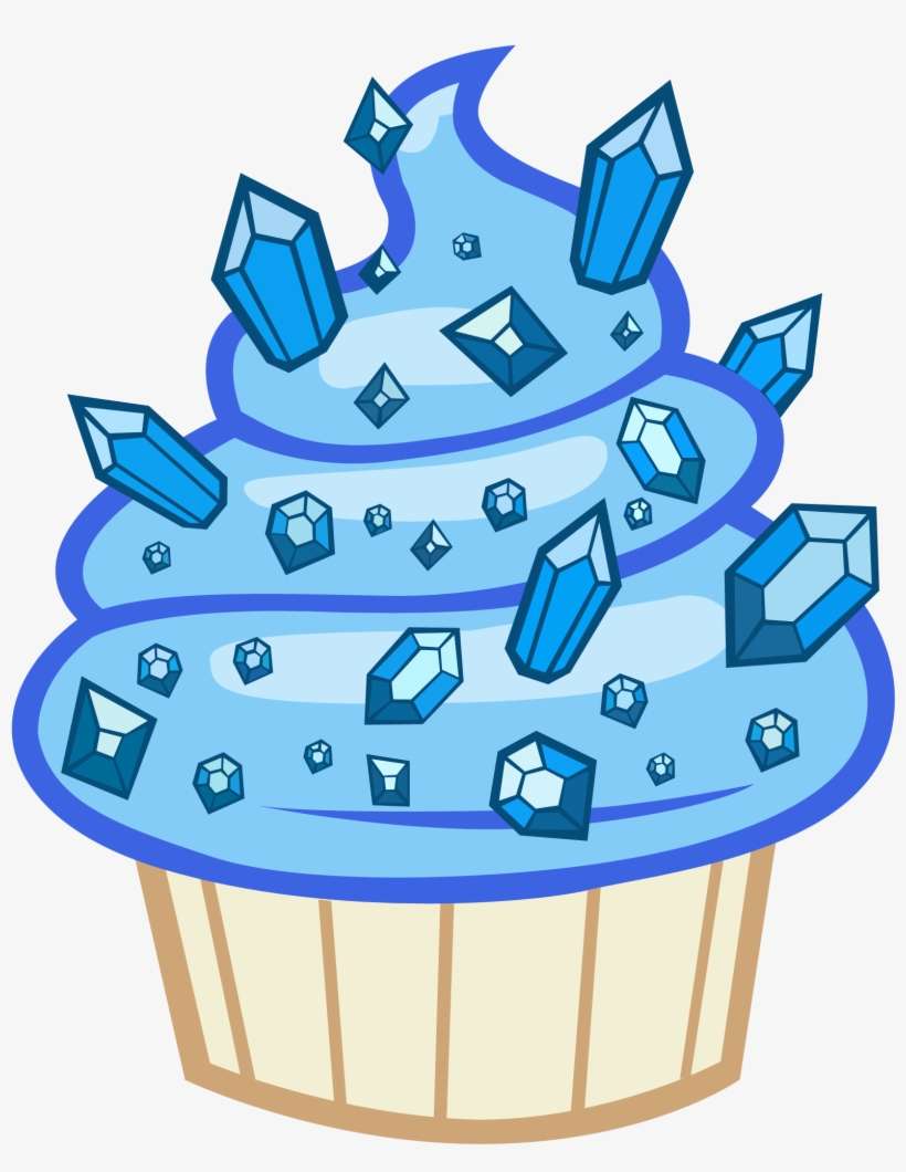 Sapphire Cupcake, Secret Of My Excess, Simple Background, - Pinkie Pie, transparent png download