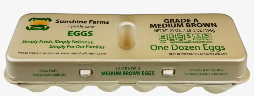 Sunshine Farms Large White Eggs, transparent png download