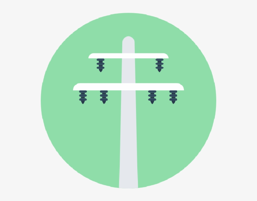 Electric-tower - Electricity, transparent png download