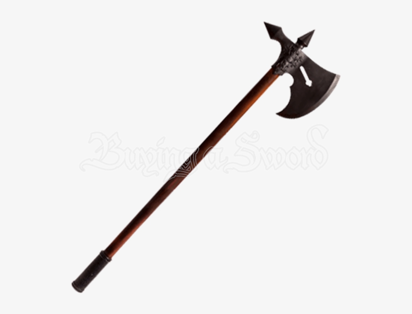 15th Century French Black Battle Axe - Battle Axe, transparent png download