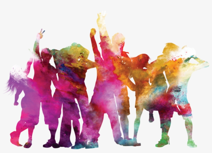 El Hombre De Color Es El Elemento Del Festival De La - Figuras Coloridas Png, transparent png download