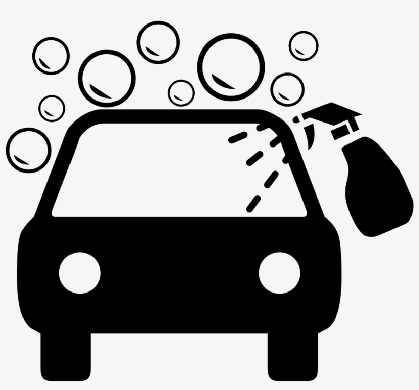 Productos De Limpieza Para Auto - Car Wash Icon Free, transparent png download