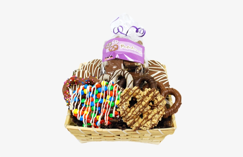 Dreamy Delight Gourmet Chocolate Covered Treats Gift - Candy Basket Png, transparent png download