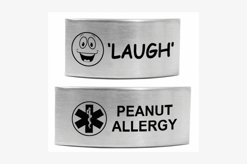 Stainless Steel Plate For Klikit Bands - Engraved Stainless Steel Plate - Large, transparent png download