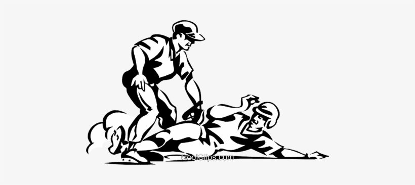 Baseball Player Sliding Clip Art - Baseball Player Sliding Clipart, transparent png download
