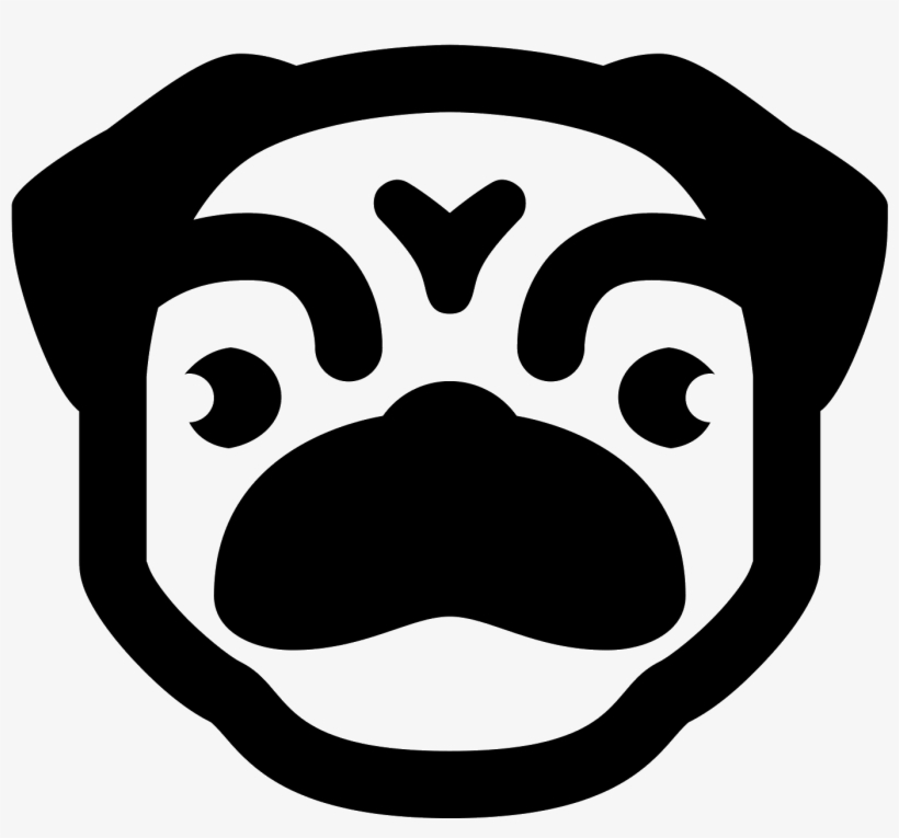 Mops Icon - Pug, transparent png download