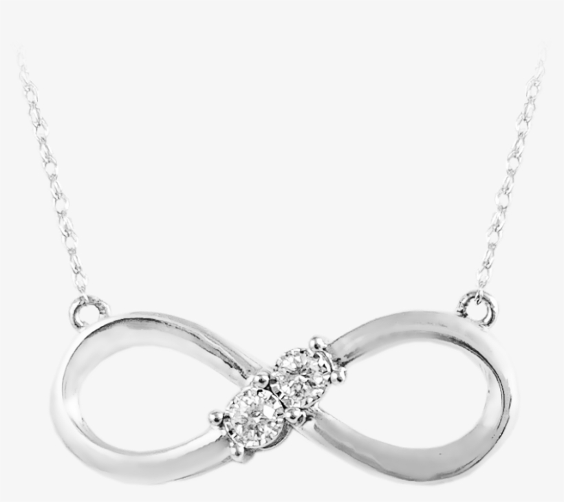 Dije Con Diamantes En Plata - Infinity, transparent png download