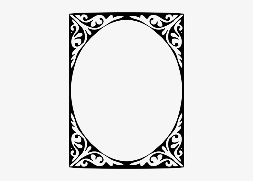 Vinilo Marco Elíptico Modernista - Flowering Of A Tradition: Technical Writing, transparent png download