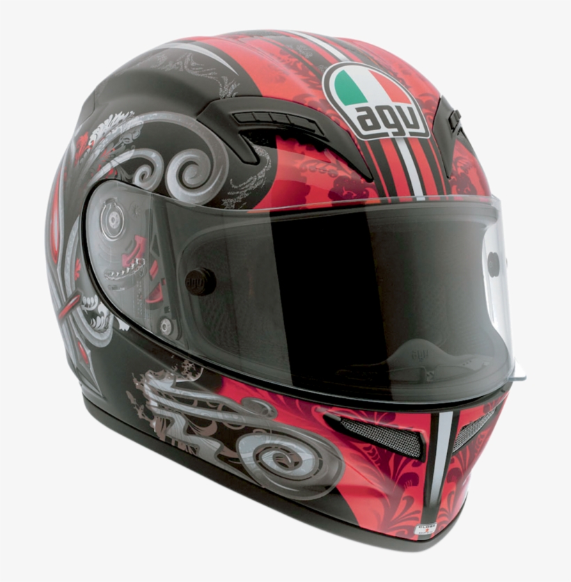 Grid Helmet Stigma Black & Red Sm - Agv Grid Stigma, transparent png download