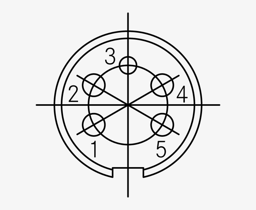 T3362100 Rear Mounting Male Receptacle With Ring Nut - Sine Systems Corp, transparent png download