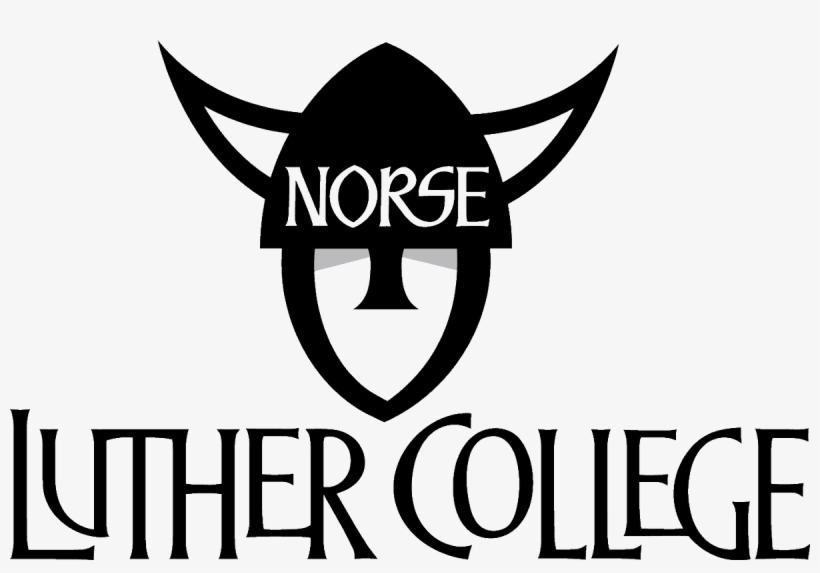 Luther College With Norse Helmet Black Download - Luther College Logo Transparent Background, transparent png download