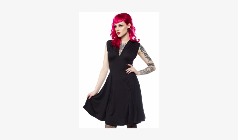 Wax Poetic Raquel Dress Black - Dress, transparent png download