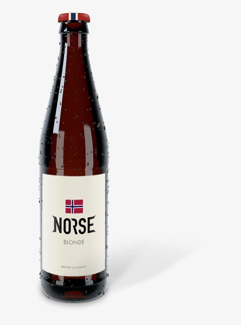 Norse Blonde Is A Light And Refreshing Blonde Ale With - Glass Bottle, transparent png download