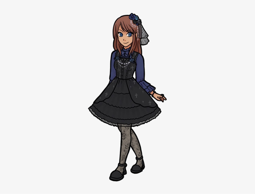 Gothic Lolita Is Often The First Style Someone Would - Lolita Fashion, transparent png download