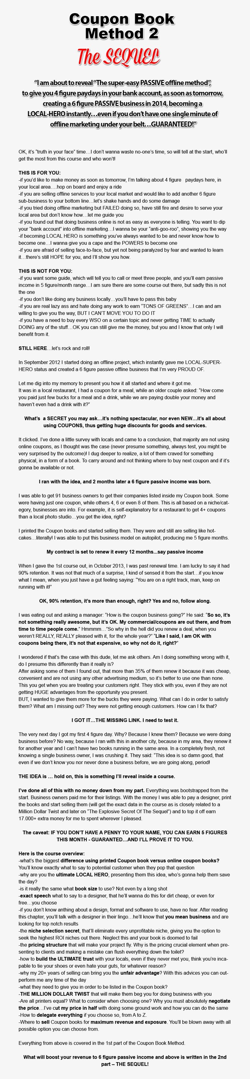 Start Offline Residual Business Tomorrow Coupon Book - Book, transparent png download