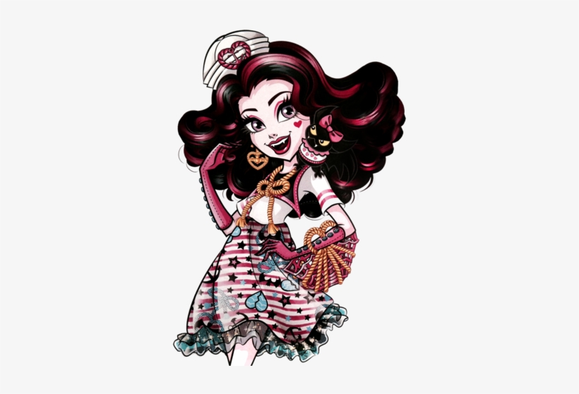 Image Profile Art Draculaura Geek Shriek Png Monster - Monster High Shriek Wrecked Draculaura, transparent png download