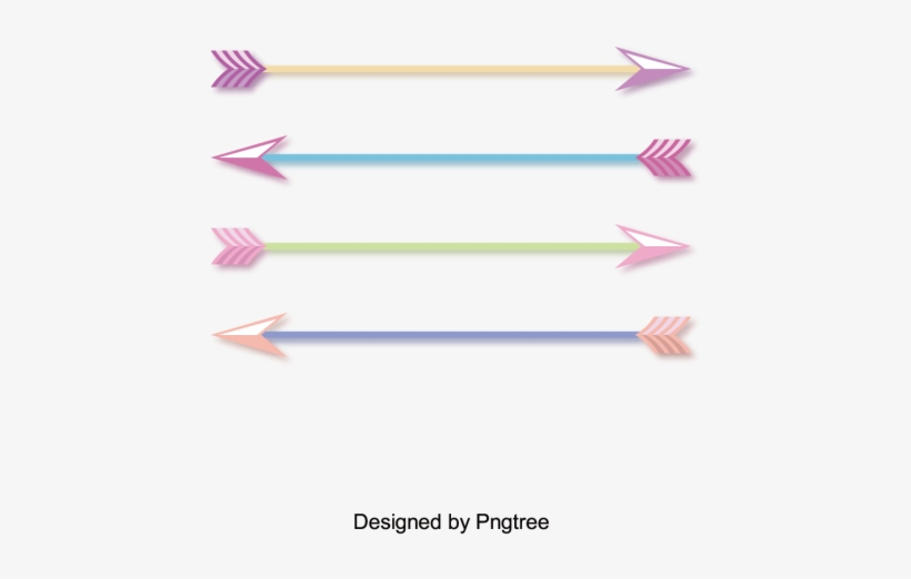 Dibujos Animados Diseño Simple Flecha Pintada A Mano - Painting, transparent png download