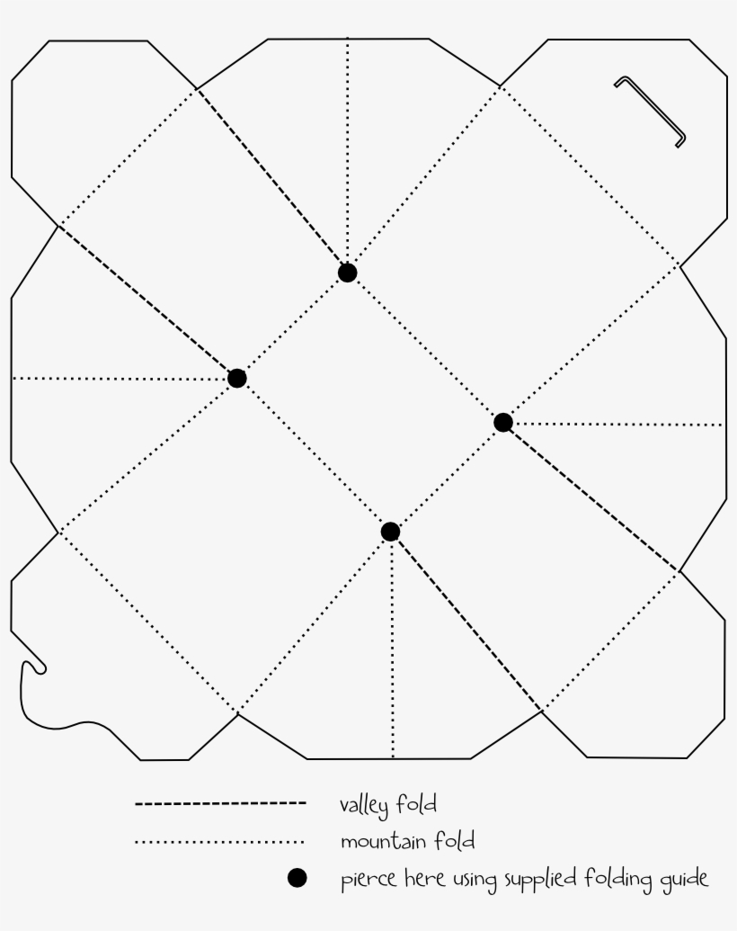 Download Chinese Food Box Template Line Art Transparent PNG