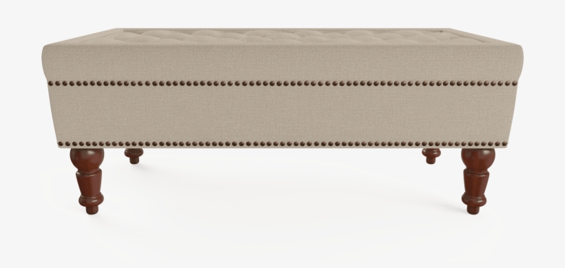 Helene® Ottoman - Helene Ottoman Colour: Stone Grey/brown, transparent png download