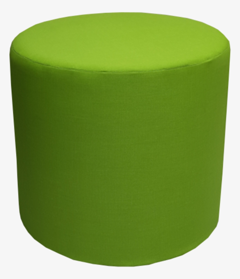 Green Round Ottoman-89 - Ottoman, transparent png download