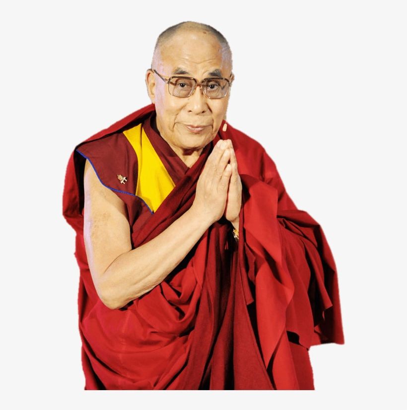 Dalai Lama Hands Clasped Together - Dalai Lama, transparent png download