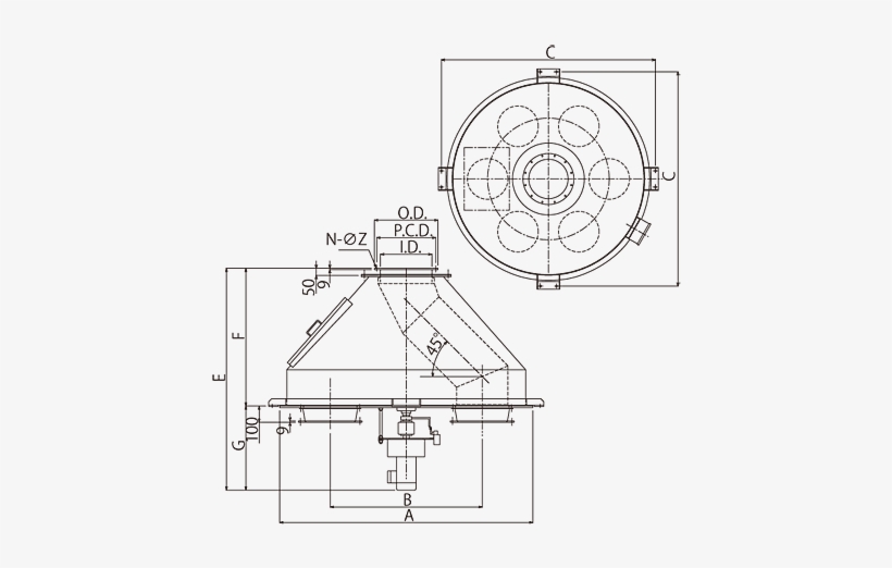 75kw Equipped With Brake And Limit Switches - Information, transparent png download