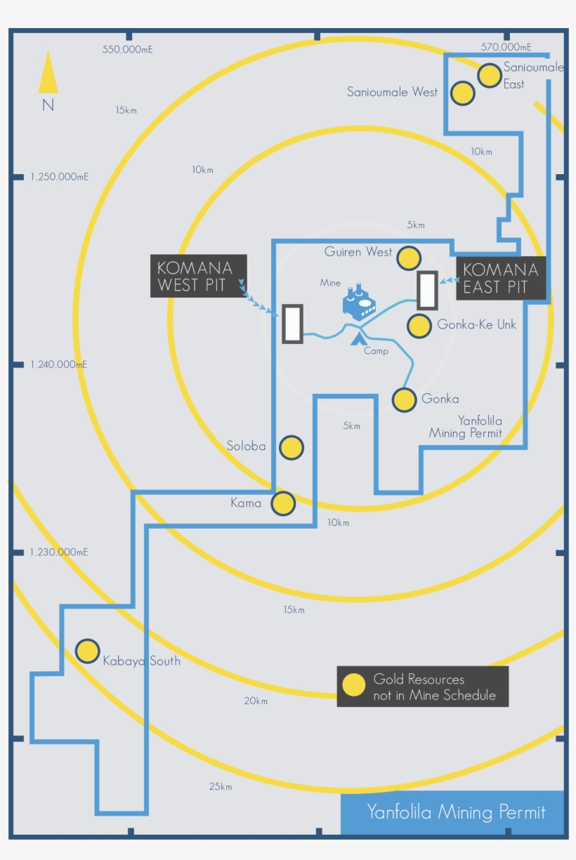 Yanfolila Gold Mine - Komana Mine D, transparent png download