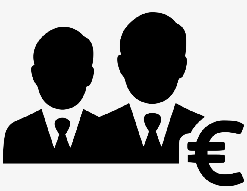Business Group People Euro Businesspeople - Icon Man Euro, transparent png download