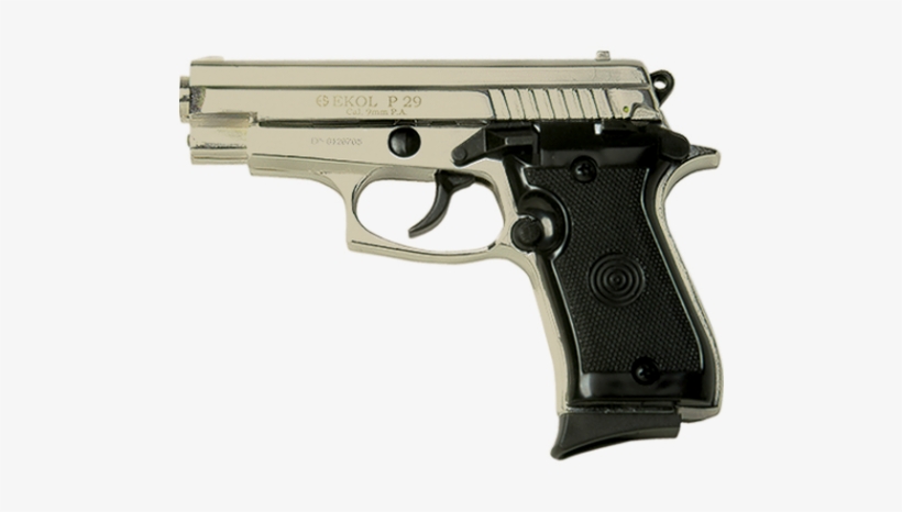 Ekol P29 Rev2 Satin Blank Firing Gun - Blank Gun, transparent png download