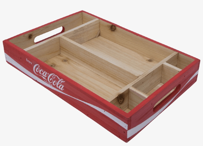 Coca-cola Crate Divided Tray - Plywood, transparent png download