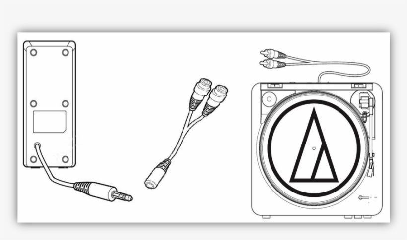 5 Mm Input - Audio Technica Lp5 Usb Turntable, transparent png download
