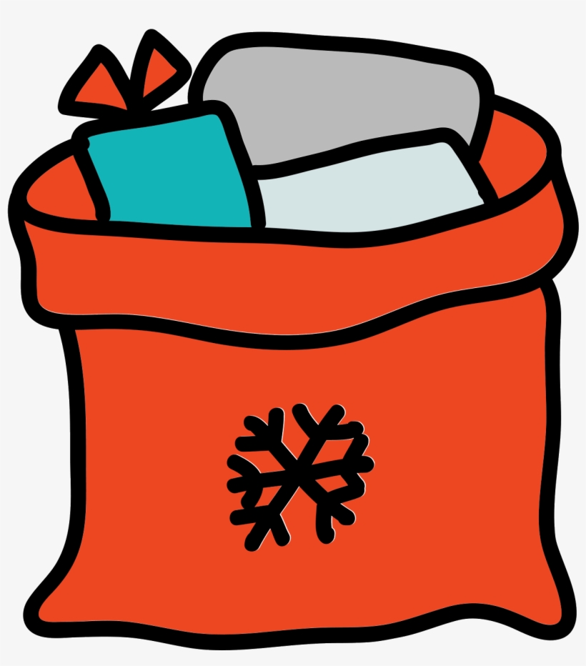 Santa Claus Bag Icon - Portable Network Graphics, transparent png download
