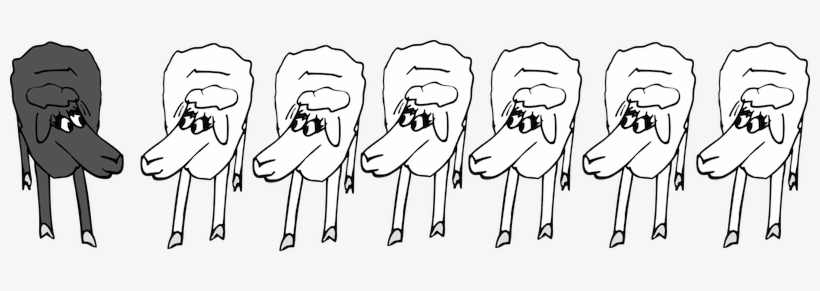 Sheep Clipart Border - Sheep, transparent png download