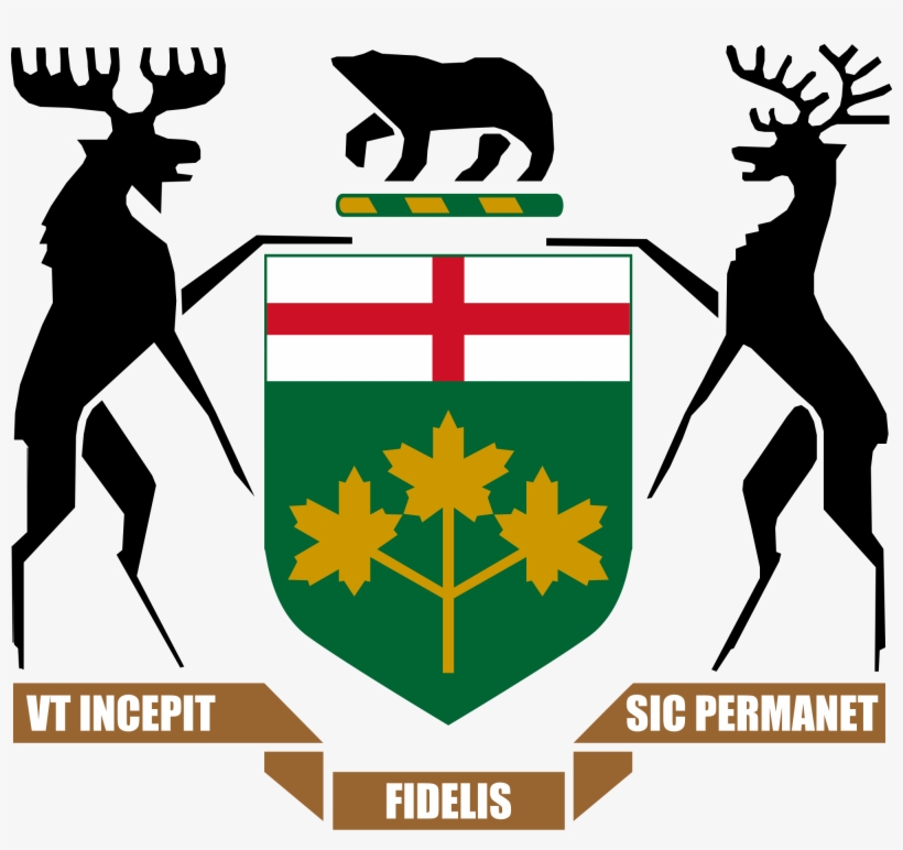 Ontario Coat Of Arms - Human Rights Tribunal Of Ontario, transparent png download