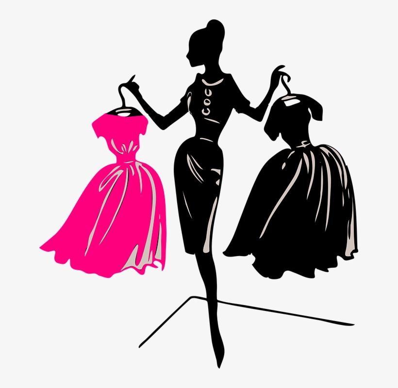 Manequim Desenho Png - Vendeuse Pret A Porter, transparent png download