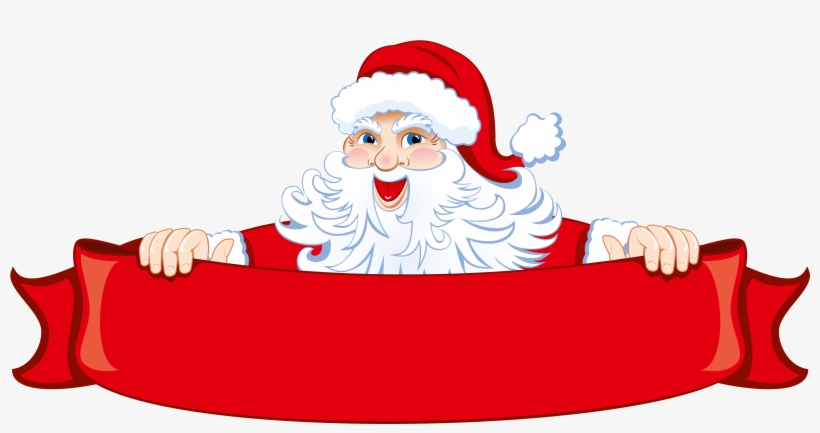 Noel3 - Santa Claus With Reindeers Clipart, transparent png download