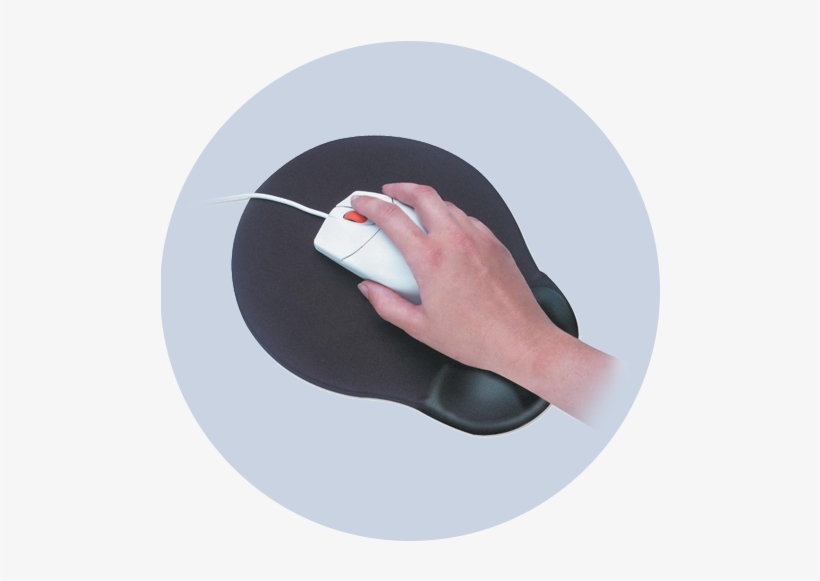 Mouse Pads & Wrist Rest - Lindy - Mouse Pad With Wrist Pillow, transparent png download