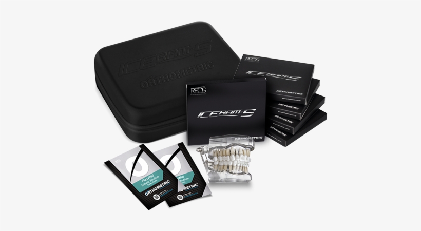 Kit Iceram Safira Sem-fundo C Manequim - Arco Flexy Niti Esthetic Rhodium Alx Quadrado - Orthometric, transparent png download