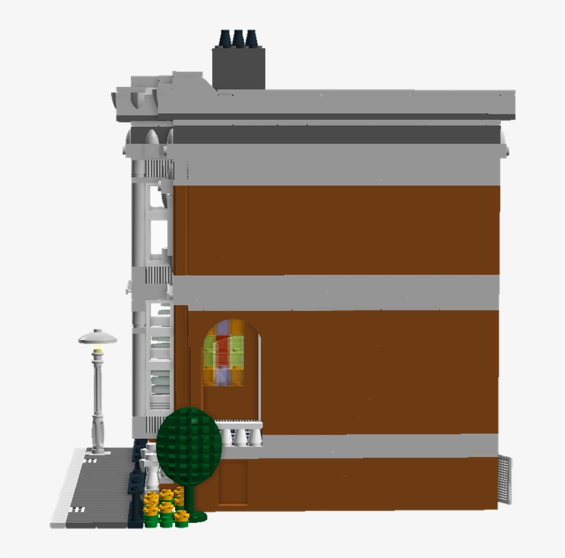 Victorian Town House Modular - Architecture, transparent png download