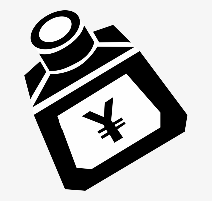 Vector Illustration Of Financial Concept Ink Bottle - Organizational Culture And Corporate Governance, transparent png download