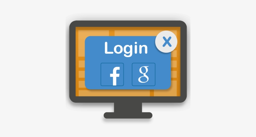 Social Login Extension For Magento® 1 By Creativeminds - Google Search Facebook, transparent png download
