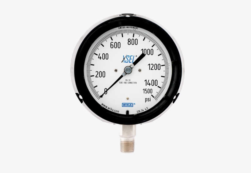 Wika Type - Wika 9834370 - 4.5" 212.34 Series Xsel Process Gauge,, transparent png download