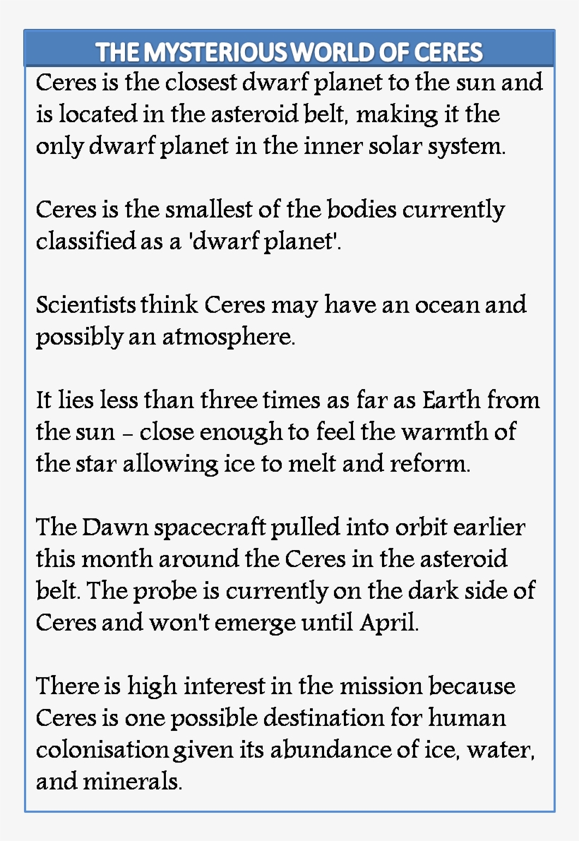 'it Could Be Quite Interesting,' Dawn Lead Scientist - Action Plan, transparent png download