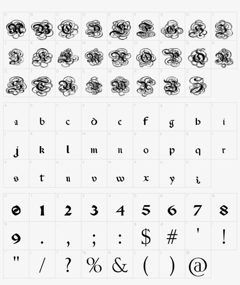 Font Characters - Police De Caractère Tribal, transparent png download