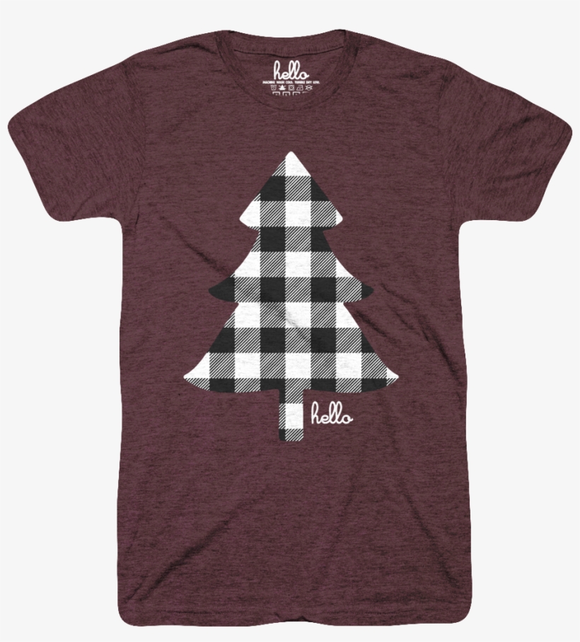 Buffalo Plaid Tree Heather Maroon T-shirt - ダーク ソウル T シャツ, transparent png download