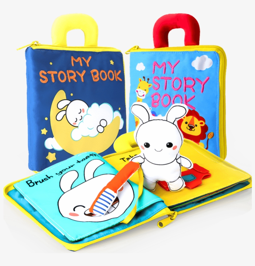 Beienshi Early Education Stereo Cloth Book Baby Tearing - Toy, transparent png download