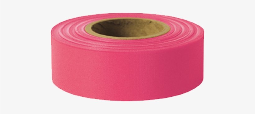 Presco Glo Pink Roll Flagging Tape - Woven Fabric, transparent png download