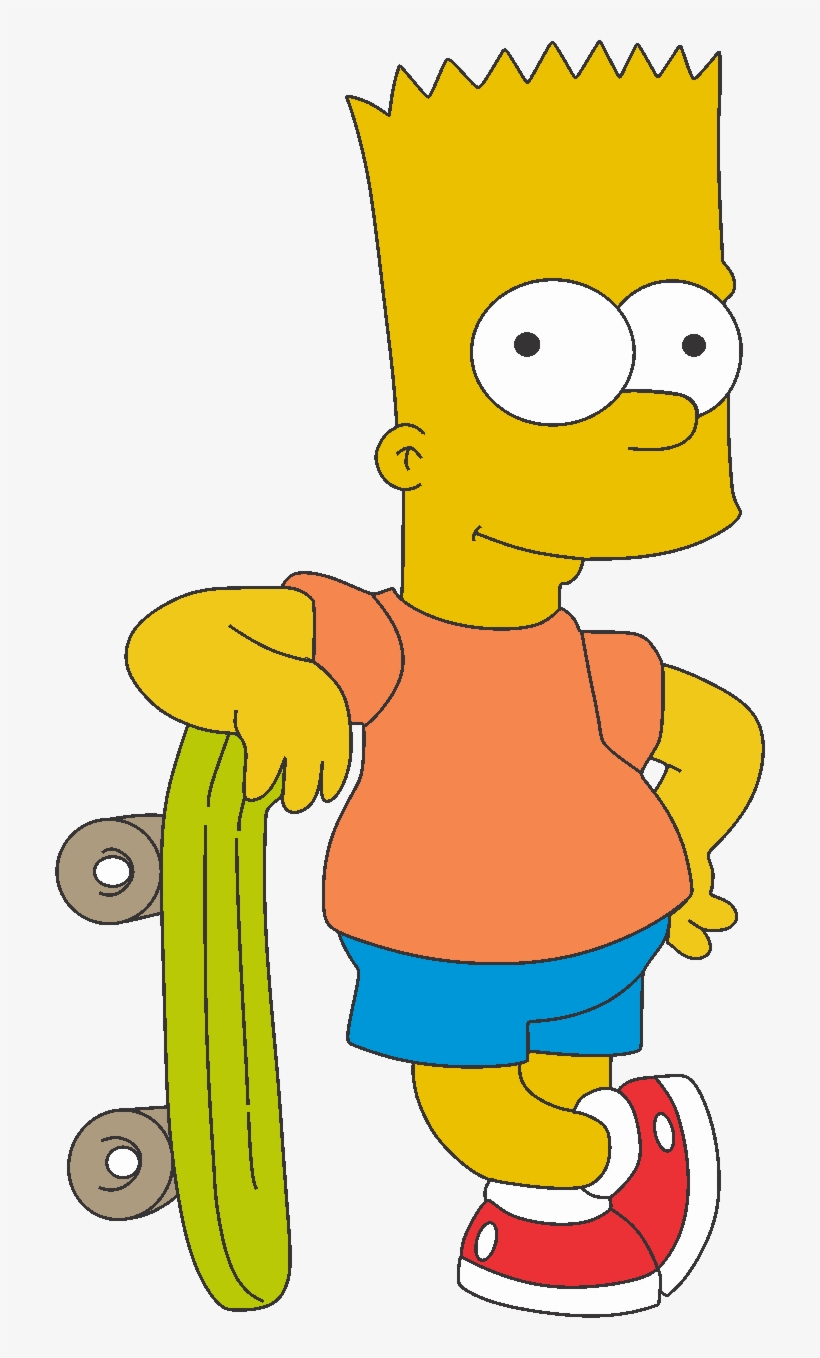 Ahora Les Dejo Mis Personajes Creados En Corel, Puedes - Bart Simpson, transparent png download
