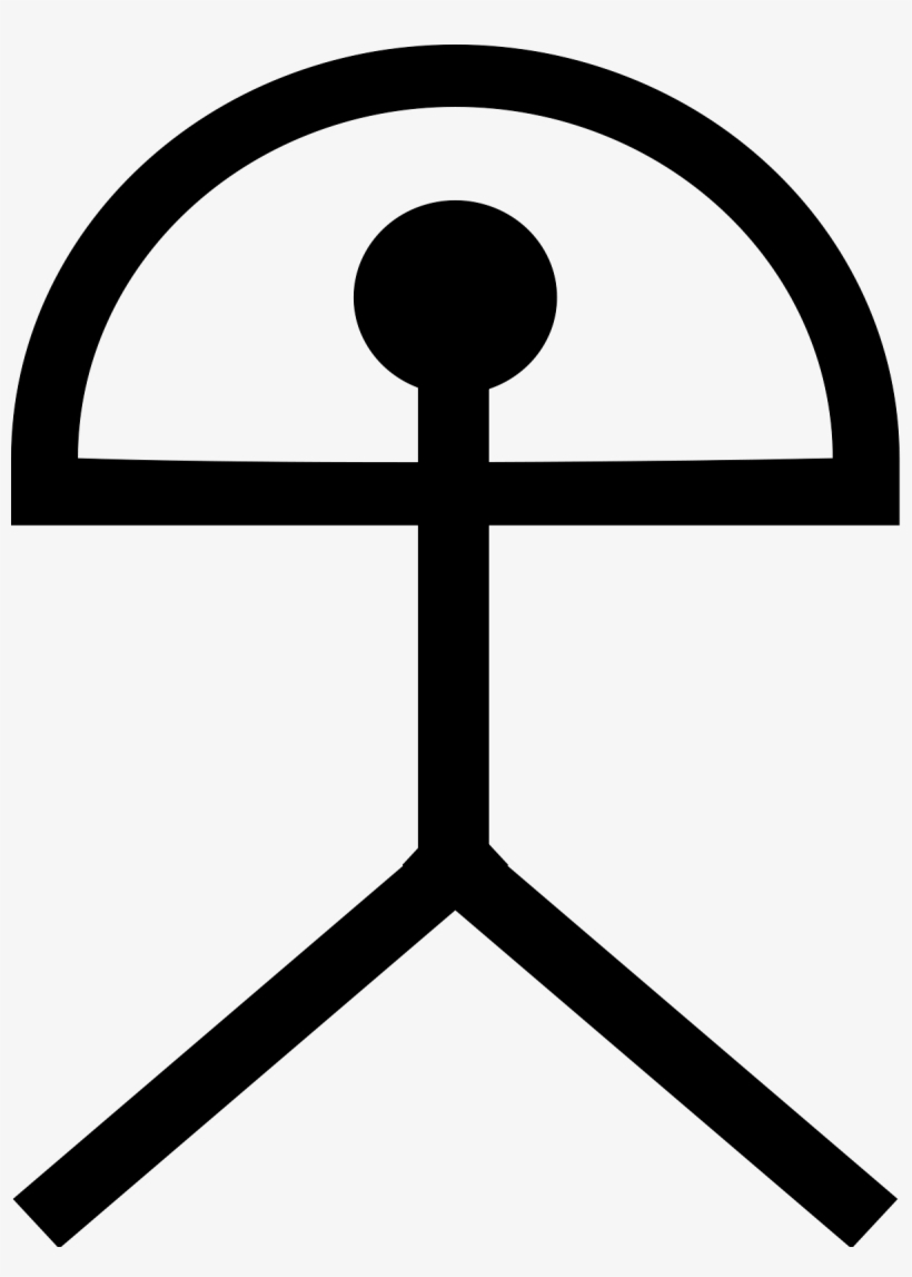 Arte Rupestre Del Arco Mediterráneo De La Península - Simbolo Indalo, transparent png download