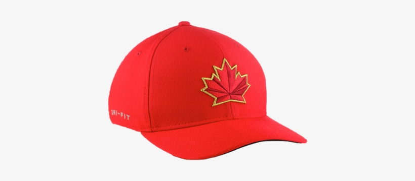 Team Canada Iihf 2018 Olympic Red Swoosh Flex Hat - Hp Openmail, transparent png download